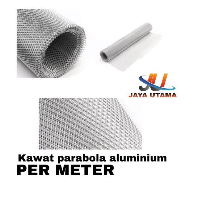 NILKAN Per meter kawat nyamuk aluminium /kawat parabola aluminium per meter
