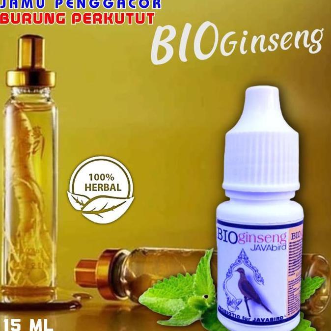 GRATIS ONGKIR - Bio ginseng Obat Menjernihkan suara dan kicau burung Perkutut HERBAL RAJAGANTANGAN