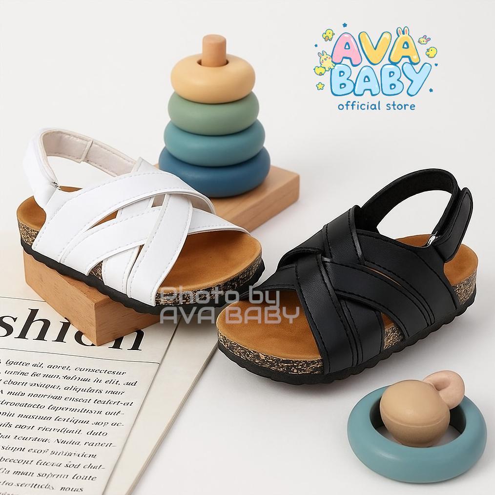BEST SELLER AVA BABY SANDAL ANAK LAKI-LAKI DAN PEREMPUAN USIA 1-5 TAHUN MODEL PUYUH TALI BELAKANG SE