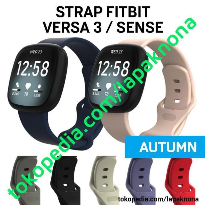 AUTUMN Strap Fitbit Versa 4 / 3 - Sense Watch Tali Jam Silicone