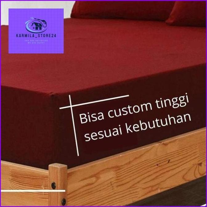 sprei polos single ukuran 160x200|sudut karet|halus|termurah|