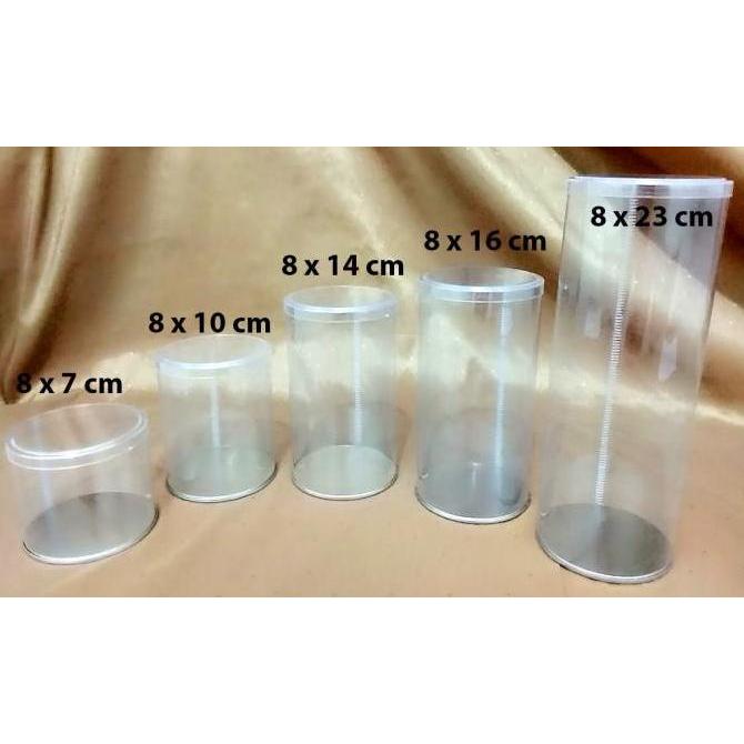 [/] Tabung Mika Kaleng Toples 8,3x7 cm