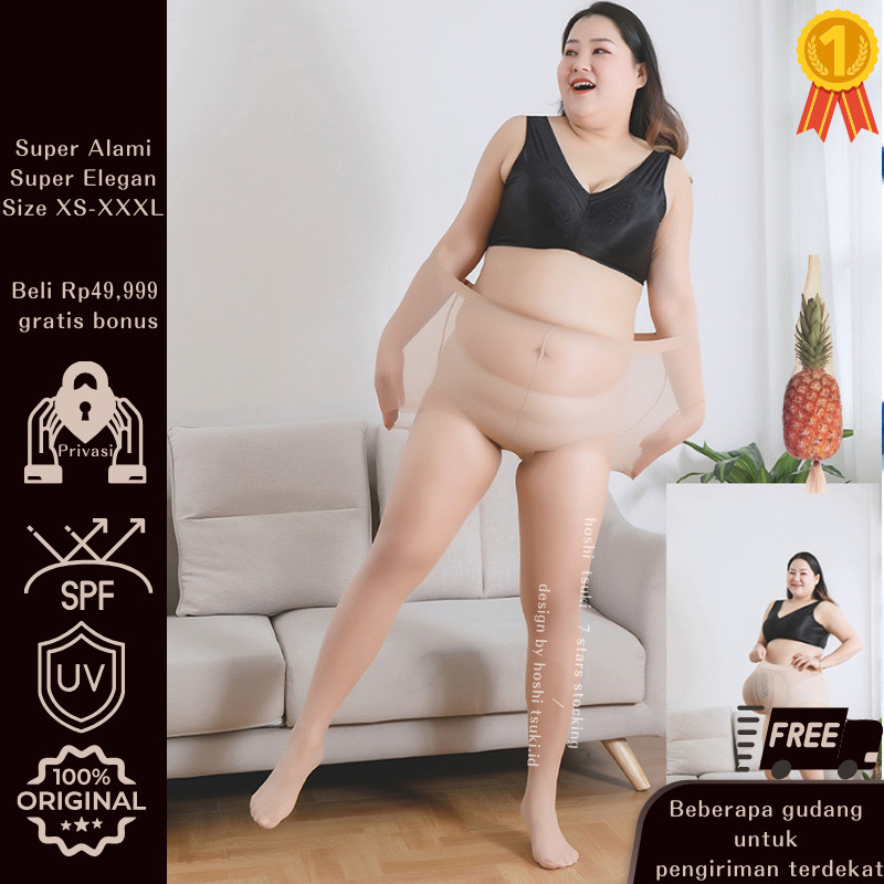 Super Jumbo New DesignHoshi Tsuki Stoking Warna Kulit/Stoking Big Size/Stocking Sexy/Stoking Wanita/