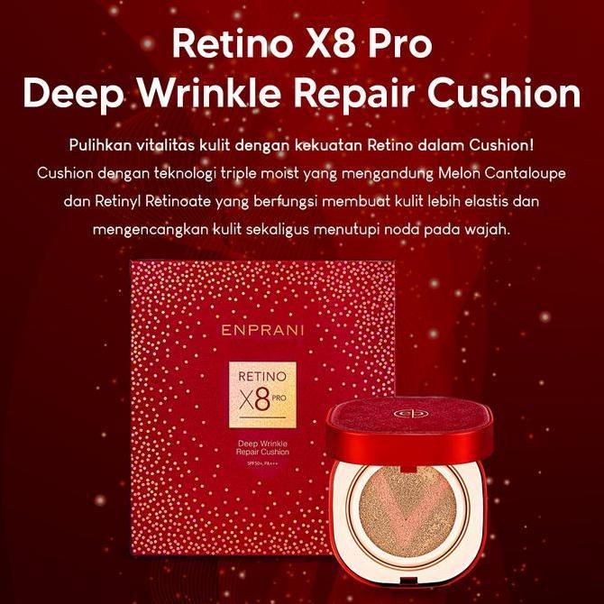 DEAL TERBAIK - Enprani Retino X8 Pro Deep Wrinkle Repair Cushion Concealer Foundation