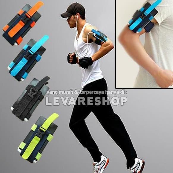 Arm Band / Holder HP di Lengan Tangan (untuk semua ukuran Smartphone)