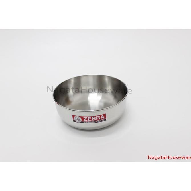 Mangkok Stainless / Mangkok Zebra / Mangkuk Air Stenlis Water Bowl Zebra 111012