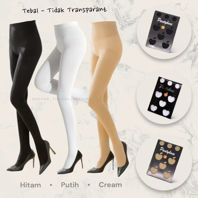 Stocking Pantyhose Apple 120 Denier /Stocking Celana Tebal Wanita Kantoran