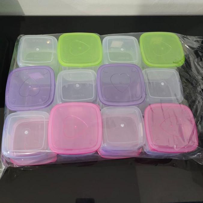 Toples Plastik Kotak Lovina 500 mL