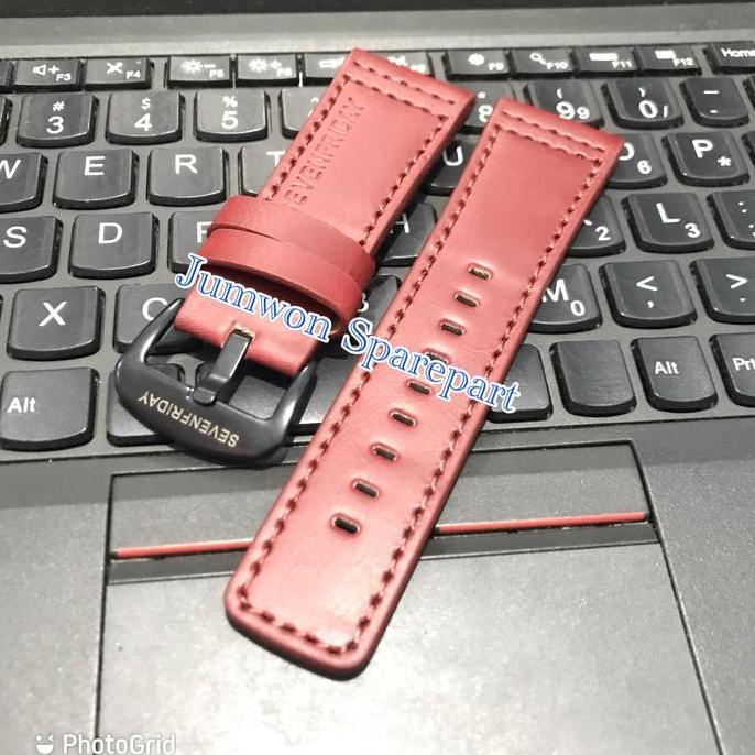 Ready Tali Kulit Jam Tangan SF Strap Tali Kulit Jam Tangan Seven 28mm