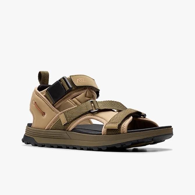 Ready CLARKS ATL Trek Tide Original Sepatu Sandal Pria Oakwood Combi