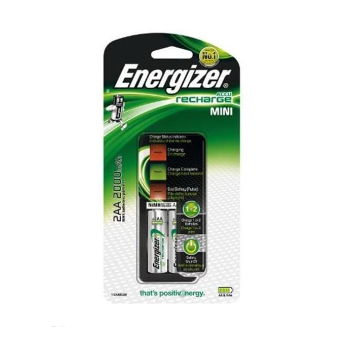 Baterai + Alat Cas Baterai Energizer AAA x 2 Pcs 700mAH