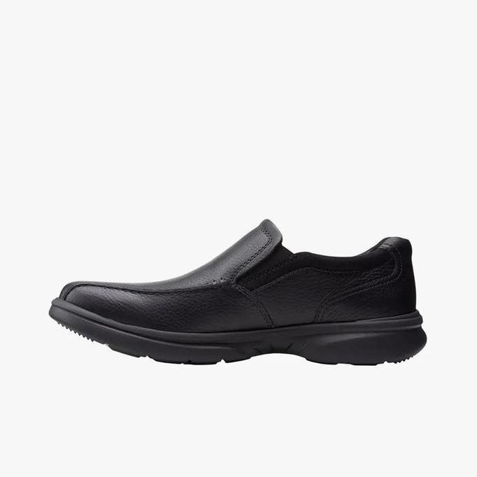 Ready CLARKS Bradley Step Original Slip On Pria Tumbled Leather - Black