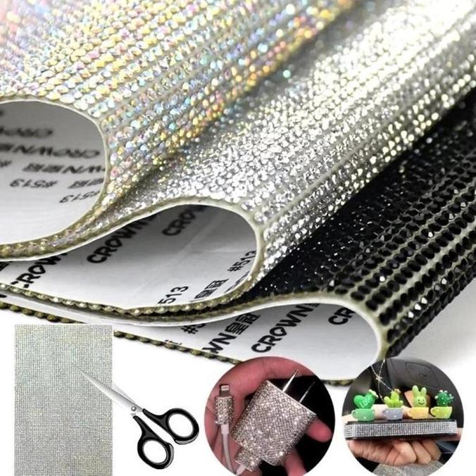 Vixplorn DIY Stiker Kristal Berlian Sticker / Rhinestone Aksesori Pakaian Sepatu Stiker / Diamond Im