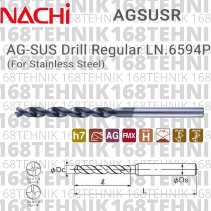 MATA BOR STAINLESS NACHI 5MM / NACHI AGSUS 5MM / MATA BOR AG SUS NACHI