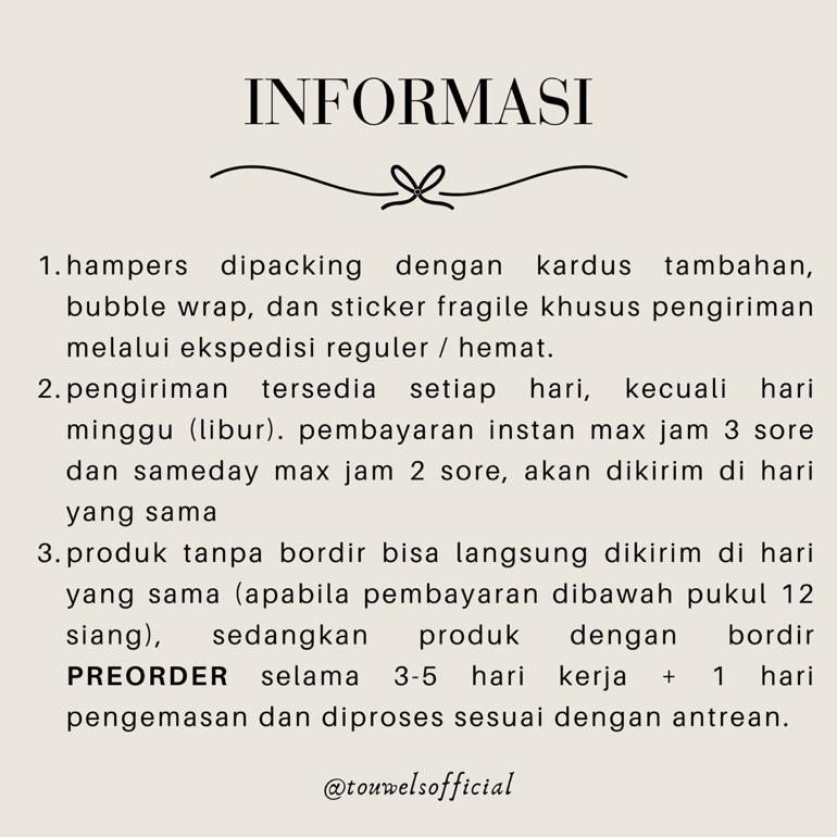 Free Ongkir Hampers Pernikahan Handuk Couple Kado Pernikahan Wedding Gift Handuk Couple Kado Nikahan