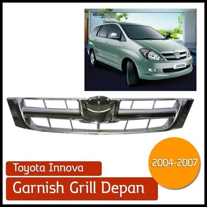 DISKON GRILL RAMBANG DEPAN TOYOTA INNOVA 2004 2005 2006 2007 CHROME 