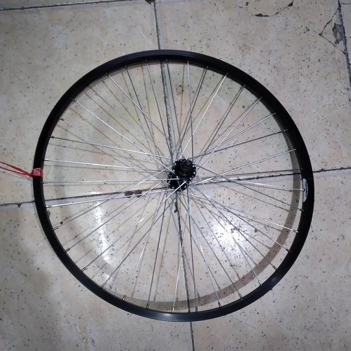 velg rims wheelset 24 inch murni genio alloy hitam 36H sepeda mtb mini