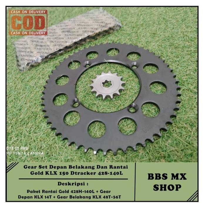 Gear Set Rantai KLX 150 14T-56T