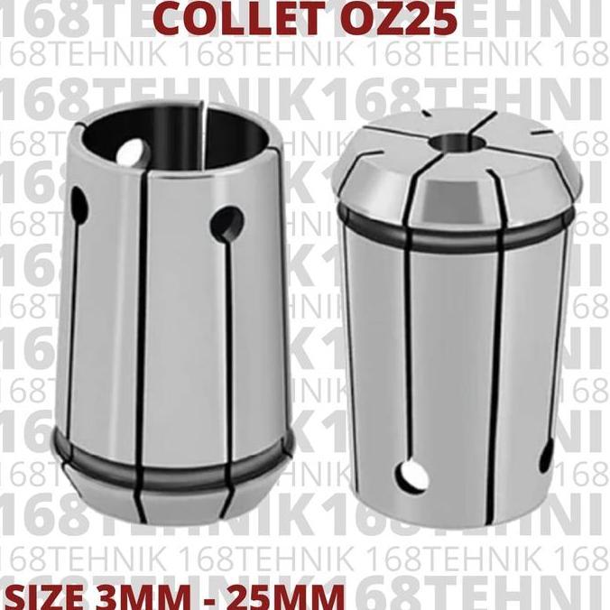 COLLET Oz25 3mm-25mm / ARBOR COLLET Oz 25 / KEPALA BOR FRAIS ER3 /ARBOR MILING CHUCK HOLDER Oz25 ARB