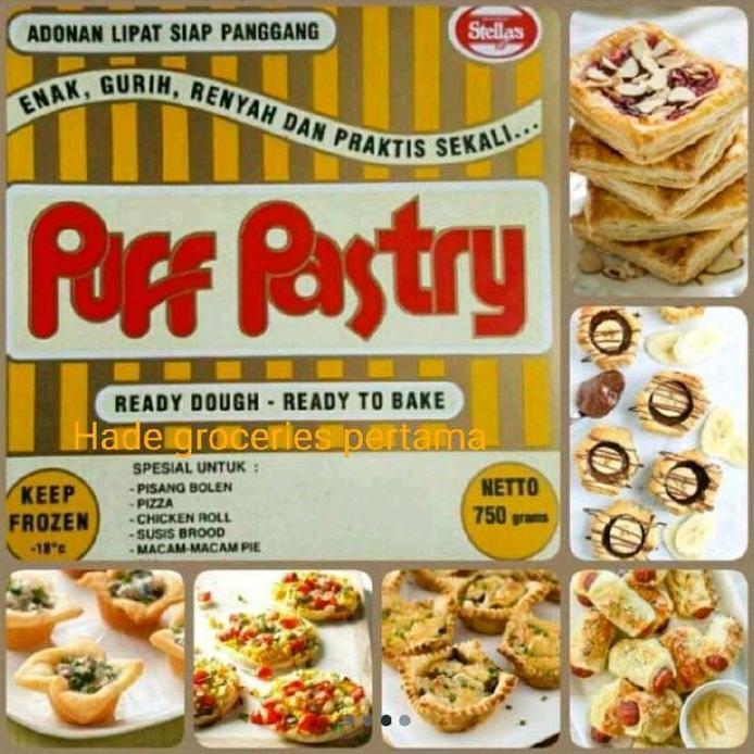 PUFF PASTRY SHEET STELLAS  750GR Gosend instan