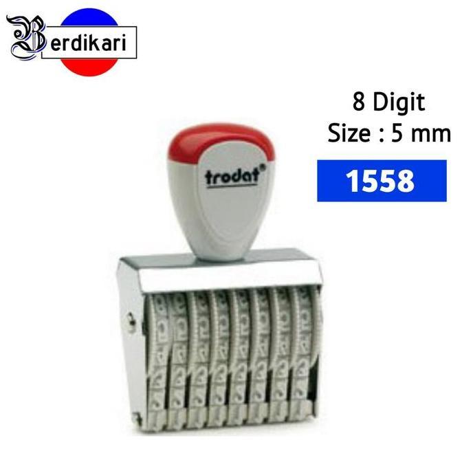 Stempel Trodat Angka Number 8 Digit 1558 / 5 mm