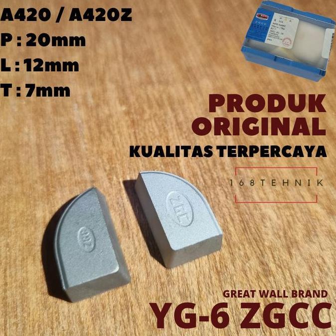MATA WIDIA YG6 A420 KANAN KIRI / PAHAT WIDIA CARBIDE YG-6 A420 / A420Z
