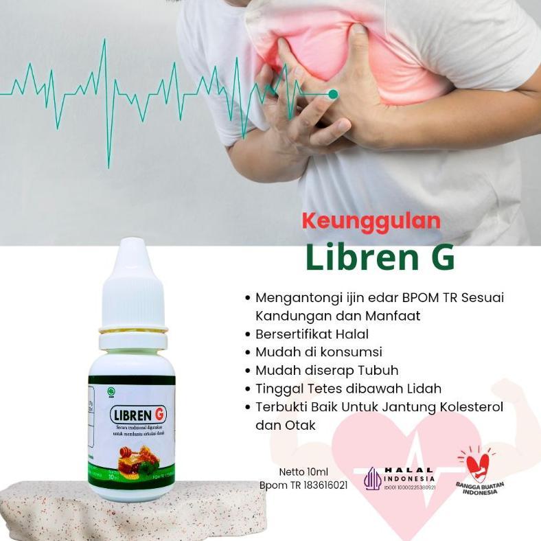 (Terbaru) Libren G Obat Herbal Tradisional  Ekstrak Pegagan Cair Membantu Memperlancar Sirkulasi Dar