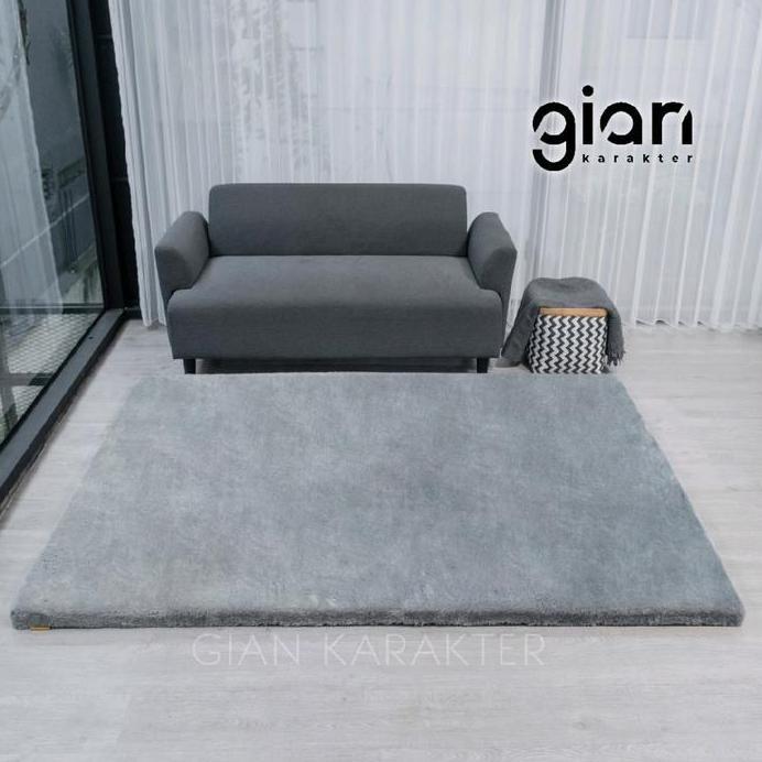 Ready Surpet [Kasur Karpet] Bulu Empuk Polos 200cm 150cm - Gian Karakter