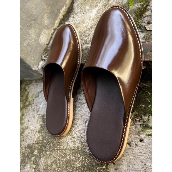 DISKON SANDAL SLOP KULIT PRIA | SANDAL KEREN| SANDAL BALI | KUNDANGAN | WEDDING / SEPATU SELOP / ASL