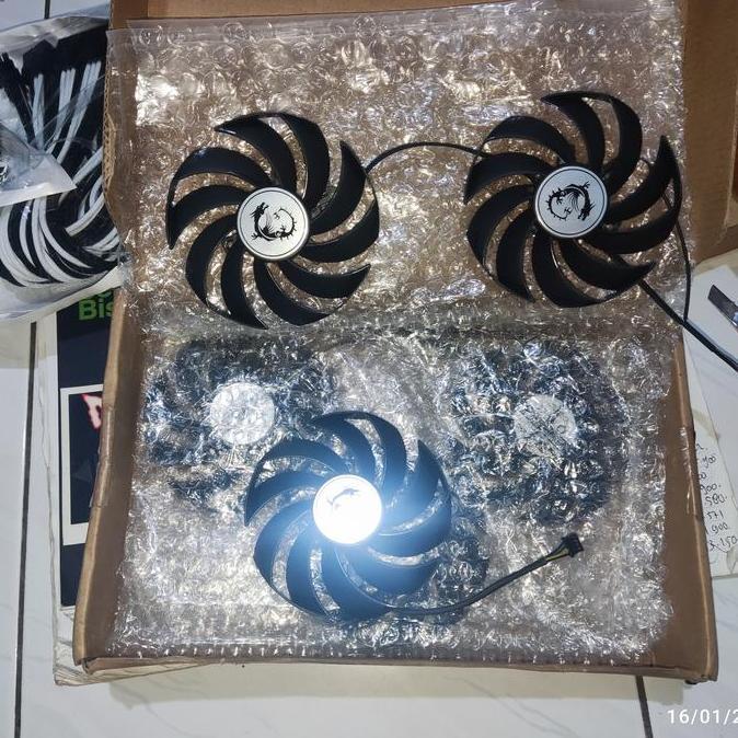 fan VGA MSI RTX 3060 3070 3080 3090 Rx 6800 xt suprim X 95mm 4pin