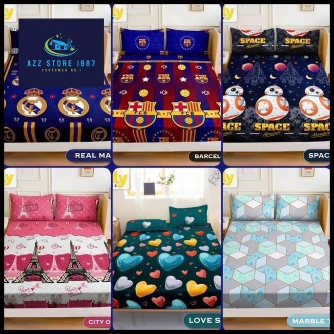 Kain sprei / sarung kasur meteran grosir