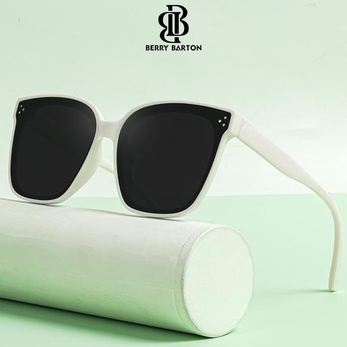 Kacamata Hitam Sunglasses Polarize Kotak Anti UV400 Trendy Berrybarton D17