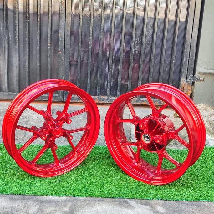 Ready Velg vrossi cobra R25 / MT25 red candy lebar