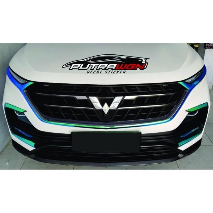 STICKER LOGO WULING MIRROR CHROME SILVER (WULING ALMAZ)