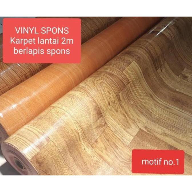 KARPET VINYL SPONS karpet meteran Tebal 1.2mm dijual per 50cm