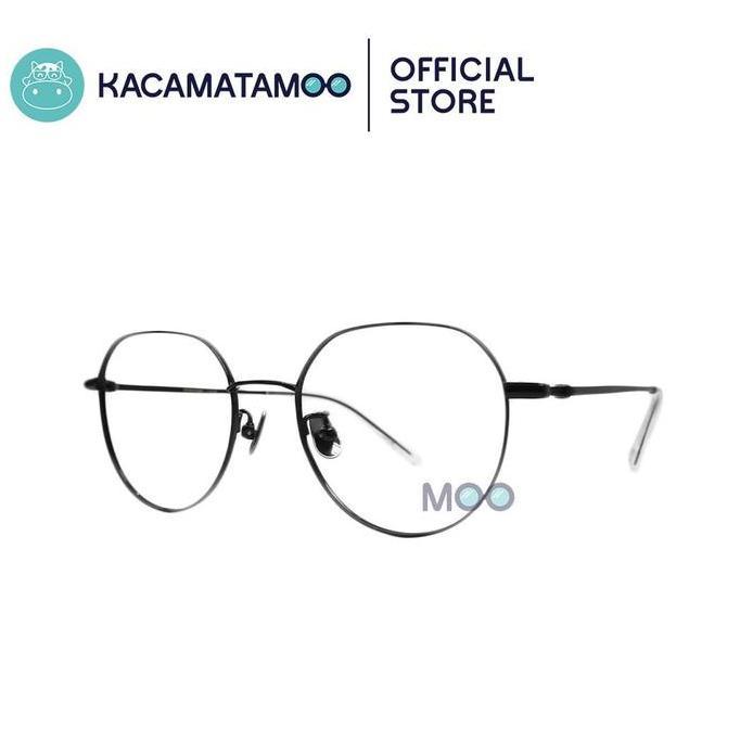 KACAMATAMOO - Frame Kacamata Oval Titanium OV-T8808