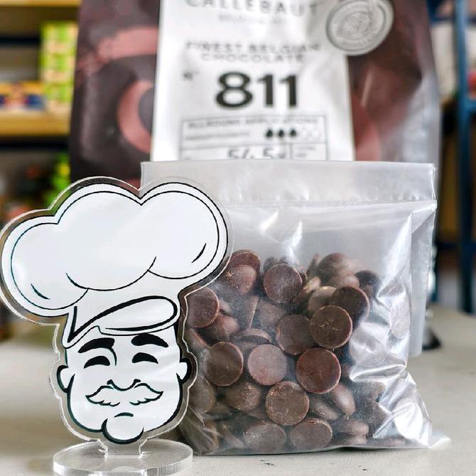 Dark Cokelat Callebaut 811 / Coklat Converture Callebaut / Callebaut Dark Chocolate 811 100Gr, 250Gr