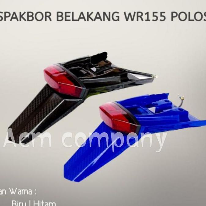 Ready Spakbor belakang plus stoplamp Led WR 155 Tipe plat / Undertail WR 155