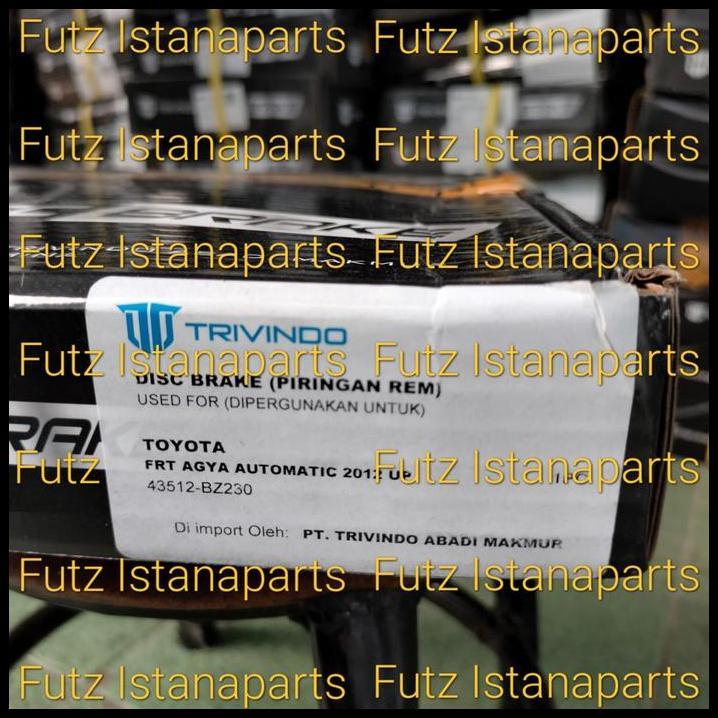 TERBARU DISC BRAKE PIRINGAN REM CAKRAM DEPAN TOYOTA AGYA AT TH 2012 ORIGINAL 