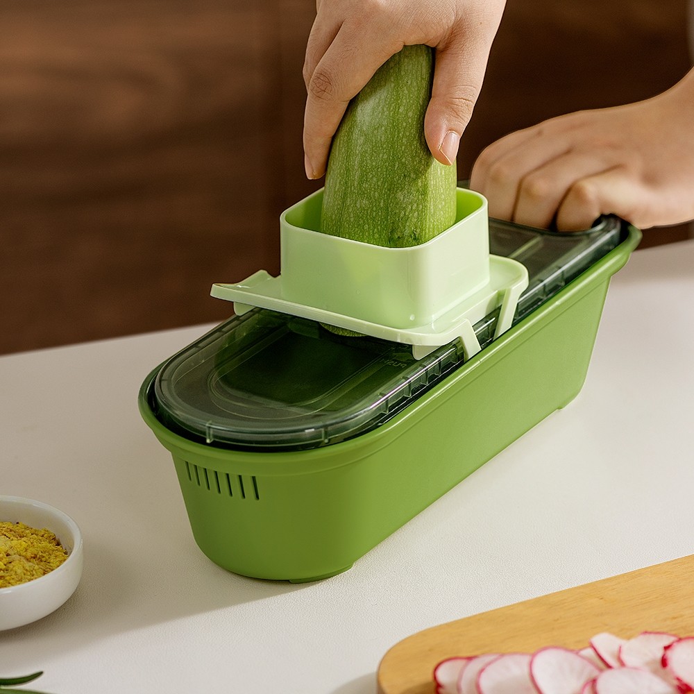 Freemir Surabaya Pemotong Pengiris Sayur Cutter Vegetable Anti Karat Tajam Parutan Pemotong Buah Sal