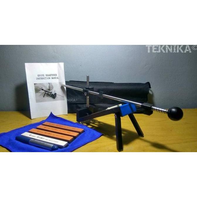 Alat Bantu Mengasah Sudut Asah Stabil + 4 Batu Pengasah