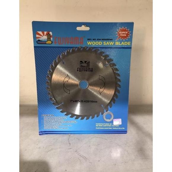 mata gergaji kayu 7 inch / mata gergaji kayu 7x40t fujiyama / mata circular saw kayu tct 7 inch fuji