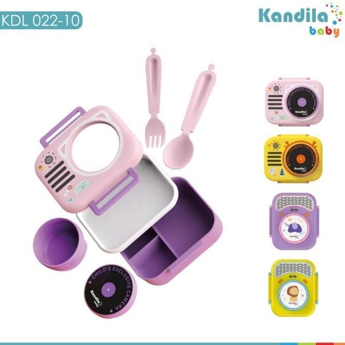 Kandila KDL022-10 Lunch Box with Fork Spoon 680ml