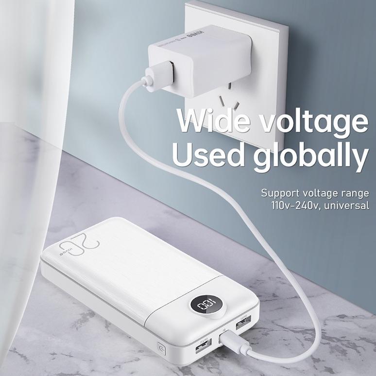 Big Promo (Hot)Kivee Powerbank 20000Mah Fast Charging Kv-Pt126 Black Max Real Capacity Tipis Portabe