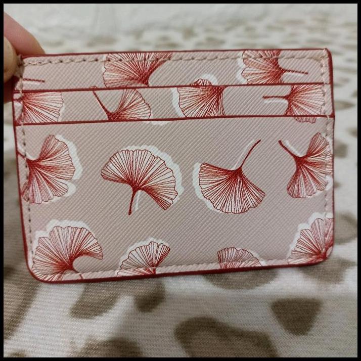 TERLARIS CARD HOLDER MANGO FLOWER DOMPET KARTU MOTIF POLKA DOT 