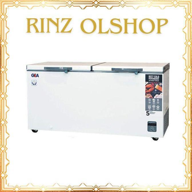 CHEST FREEZER GEA AB-600 TX 607 LITER BOX PEMBEKU PROMO