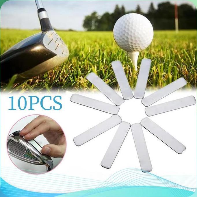 10pcs Sticker Pemberat Raket Timah Pemberat Untuk Raket Golf/Tenis Lead Tape Timah Pemberat Raket Ba