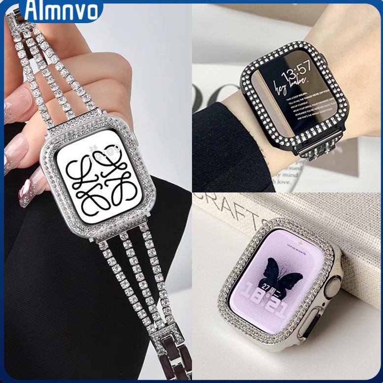 NEW DIAMOND CASE WITHOUT FILM FOR IWATCH APPLE WATCH ULTRA 3 2 SE 3 2 11 10 9 8 7 6 5 4 46 41 45 44 