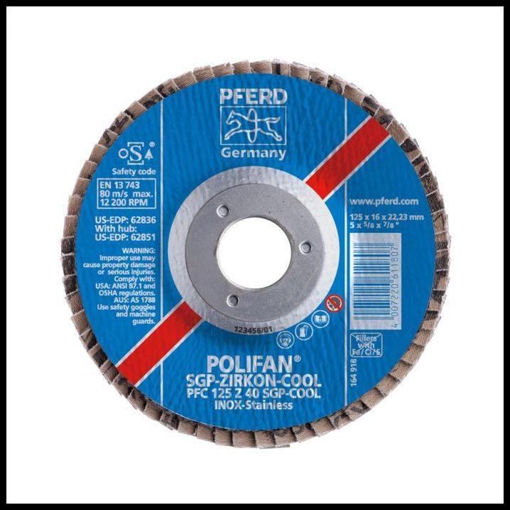 TERBARU PFERD POLIFAN PFF125Z80SGP-COOL 611883 PF0001916 