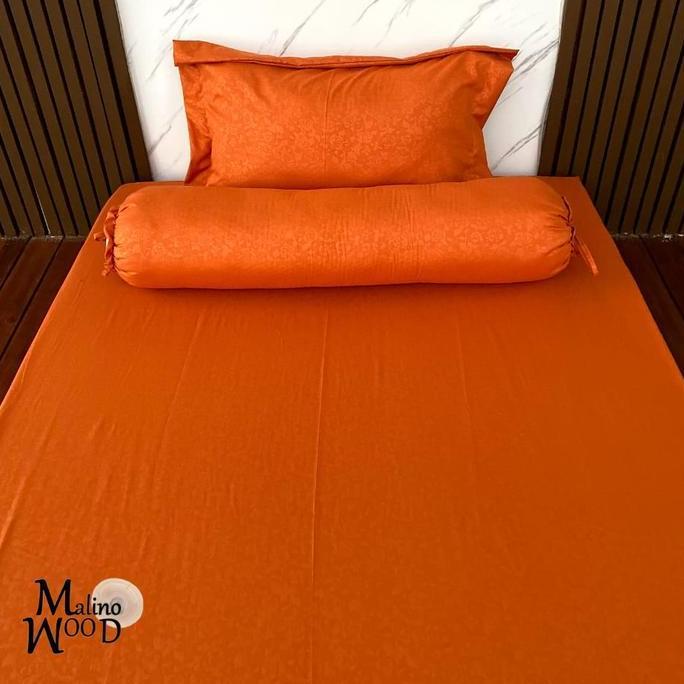 TERLARIS MERAH BATA - SPREI BAHAN GREY TWILL ORINAL